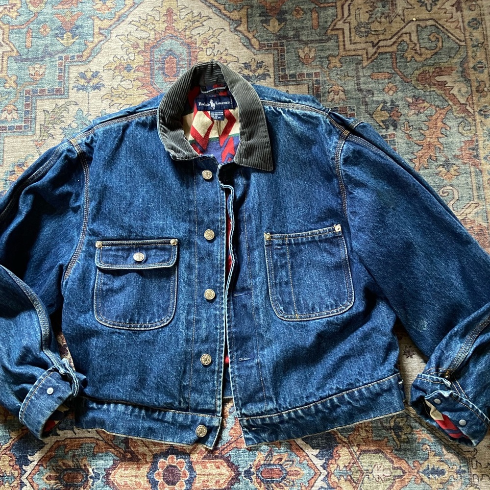Ralph Lauren 90’s Trucker Jacket | Large